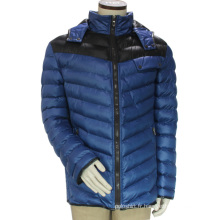 Chine OEM hiver coupe-vent rembourré à capuche rembourré à capuche matelassé loisirs hiver veste hommes